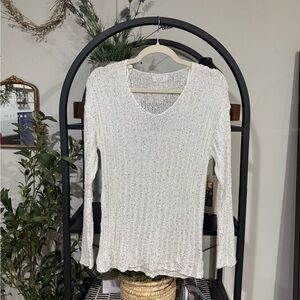 Sage The Label Metallic Knit Sweater
Size: Small